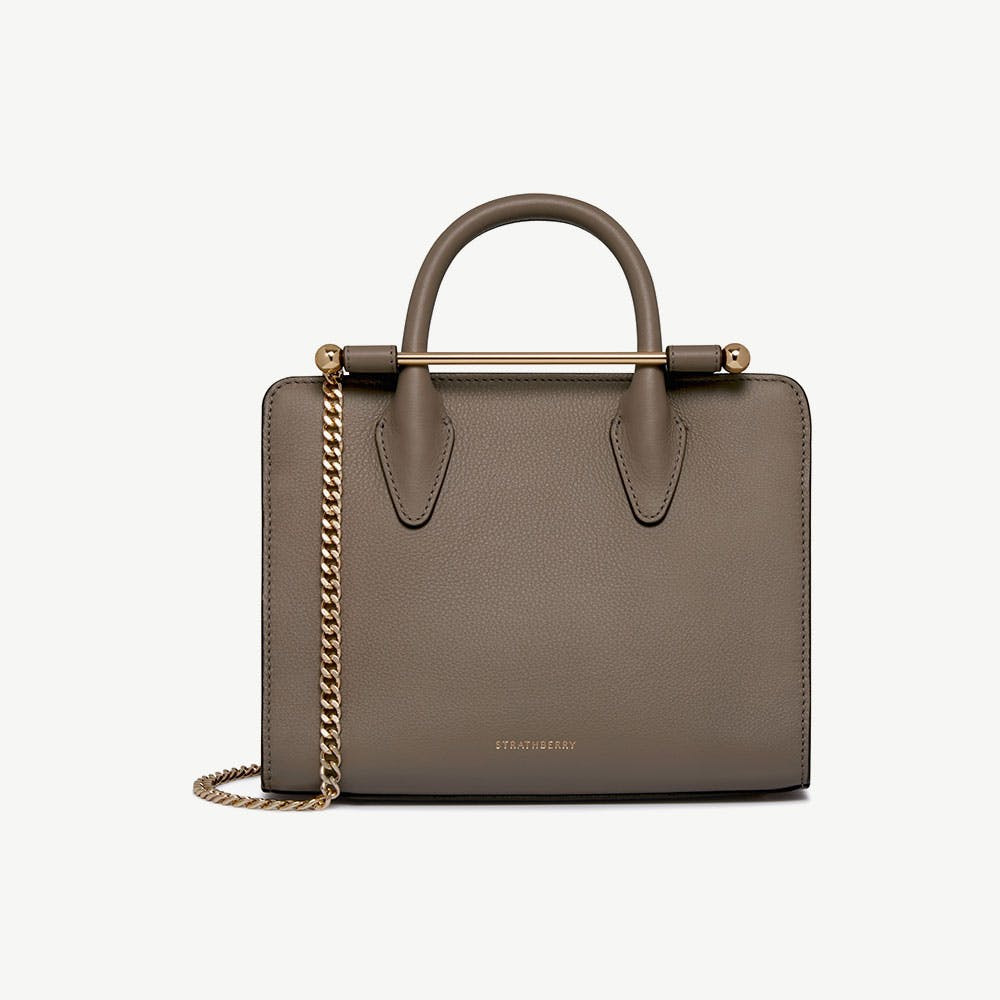 Strathberry - Mini Tote - Grey / Taupe | Strathberry