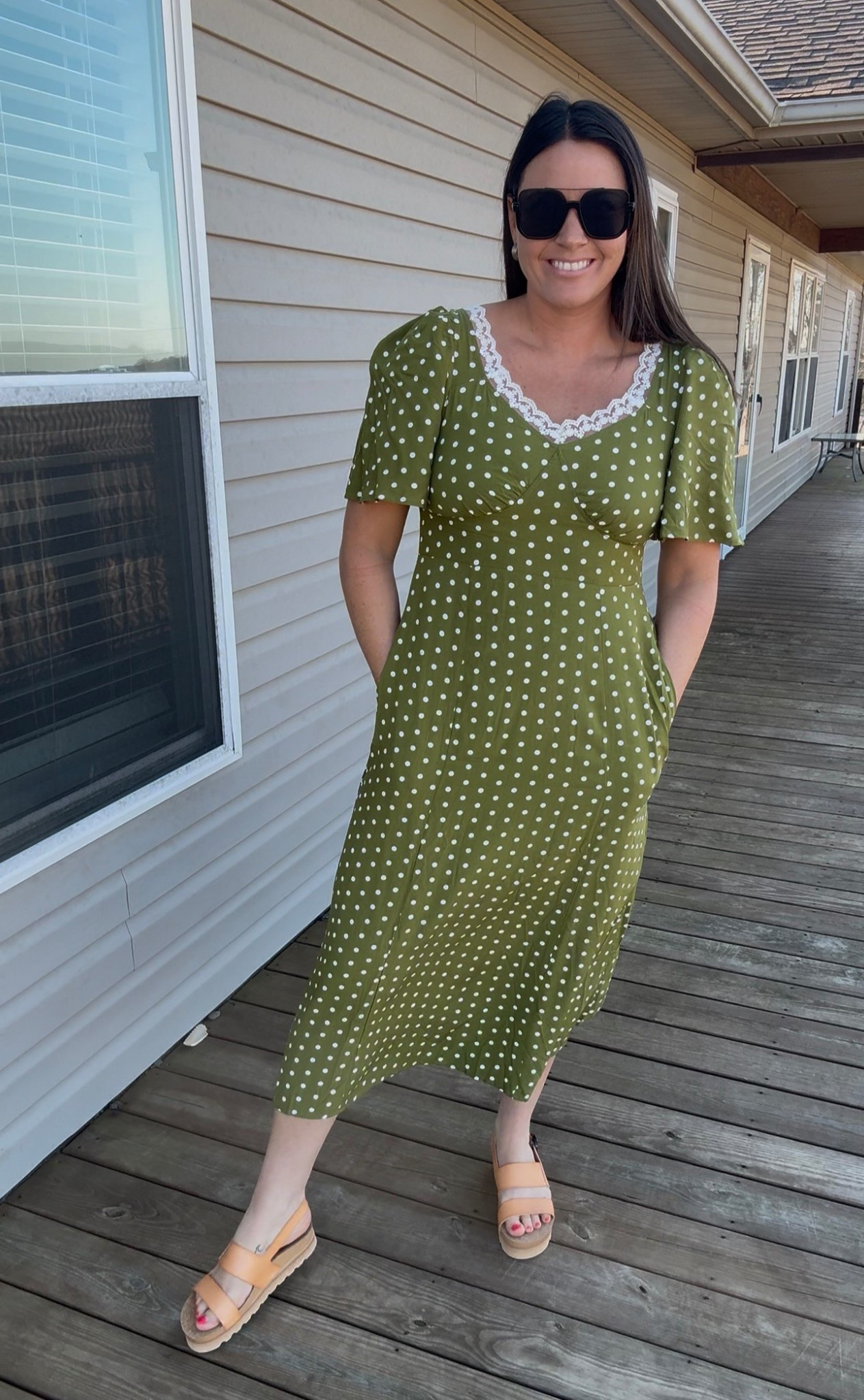 Polka dots are so spring! 

#LTKootd #LTKmomlife #LTKSpringSale