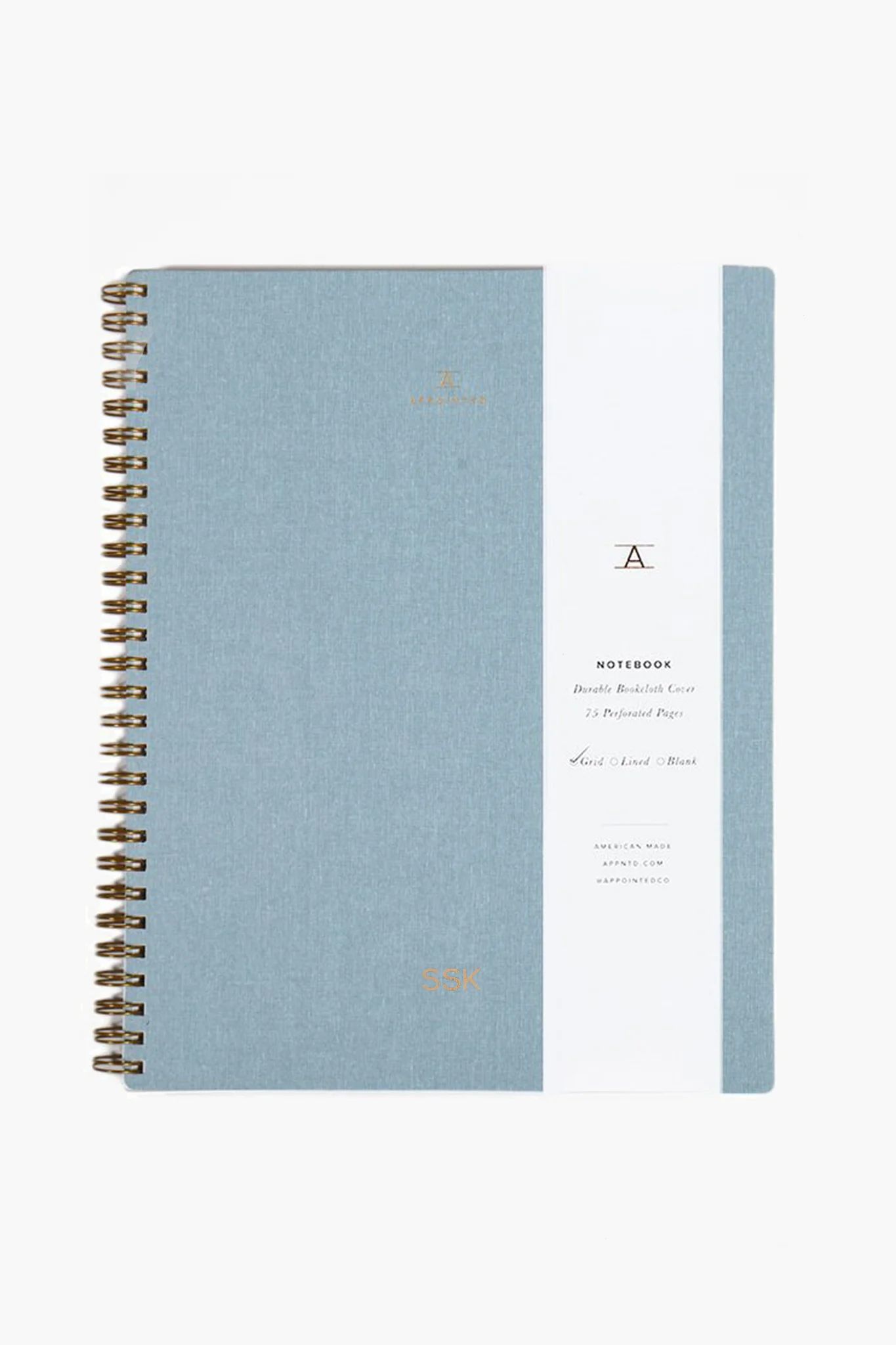 Chambray Blue Lined Notebook | Tuckernuck (US)