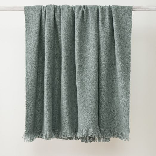 Brushed Woven Throw | West Elm (US)