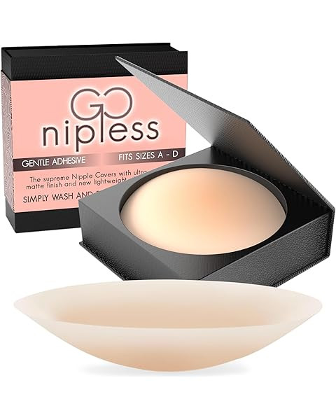 VOCH GALA Nipple Covers 2 Pairs-Seamless and Sheer Adhesive Silicone Nipple Pasties for Women Reu... | Amazon (US)