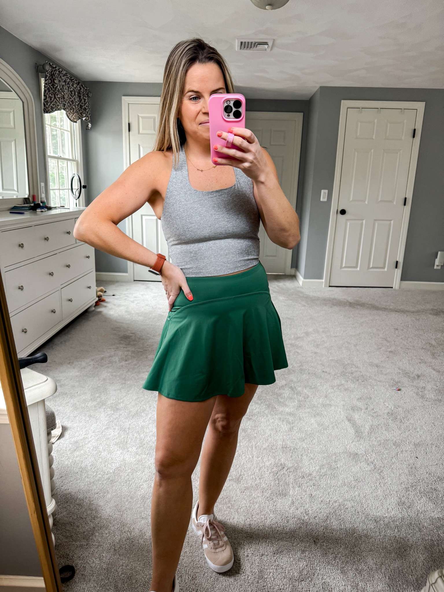 Women’s activewear, old navy active, spring outfit, summer outfit, travel outfit, bra tank, active skirt, active skort, adidas sneakers for women, kids names necklace, 

#LTKActive #LTKsalealert #LTKstyletip