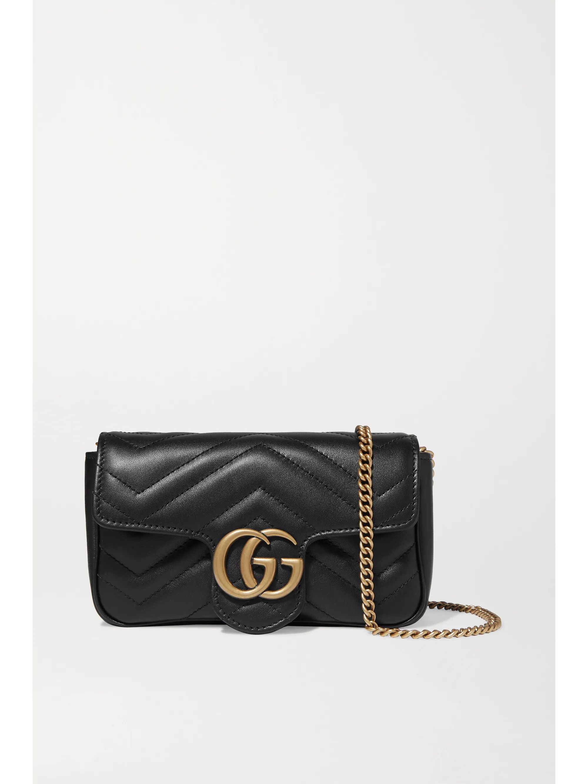 GG Marmont super mini quilted leather shoulder bag | NET-A-PORTER (US)