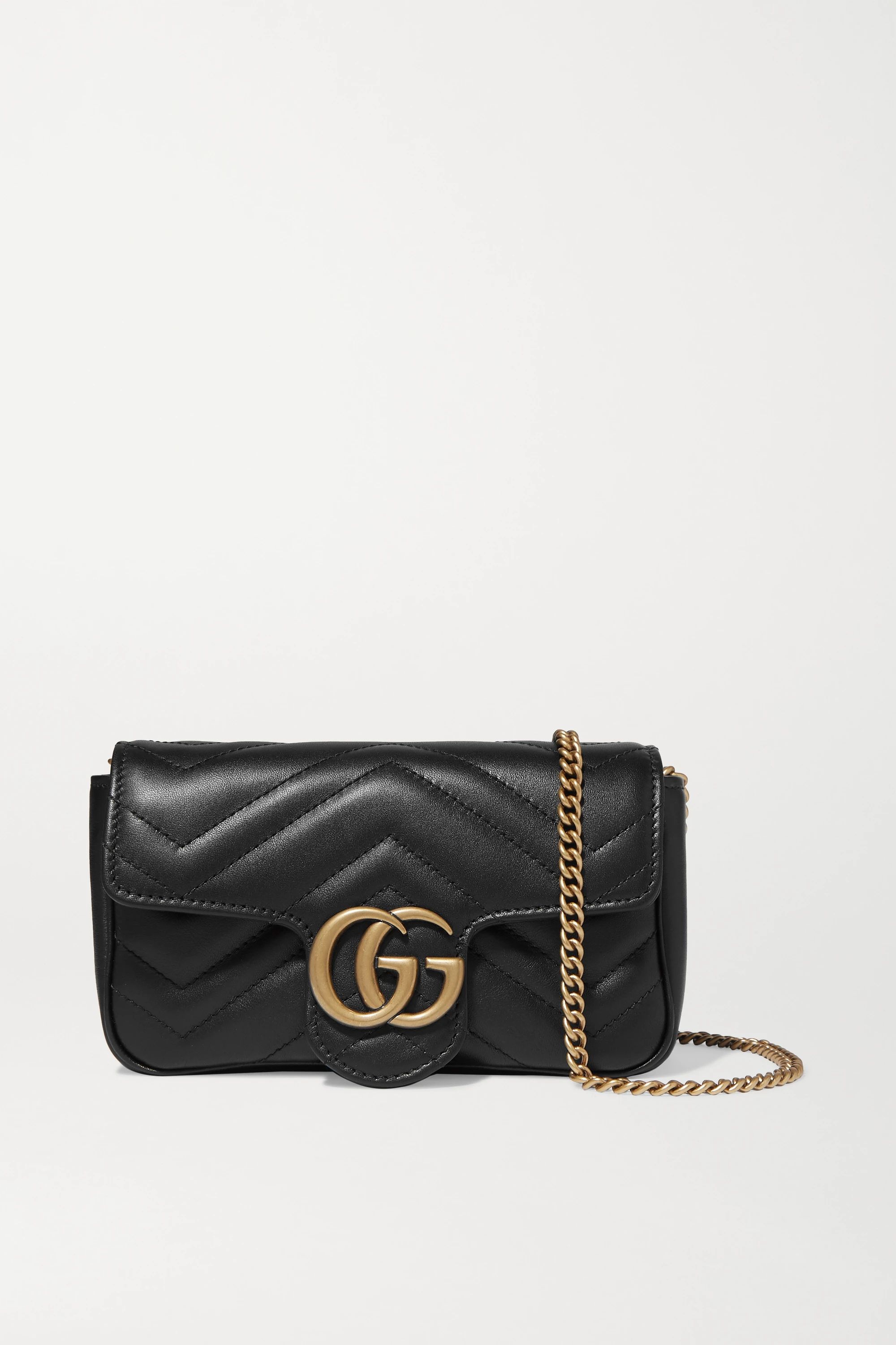 GG Marmont super mini quilted leather shoulder bag | NET-A-PORTER (US)
