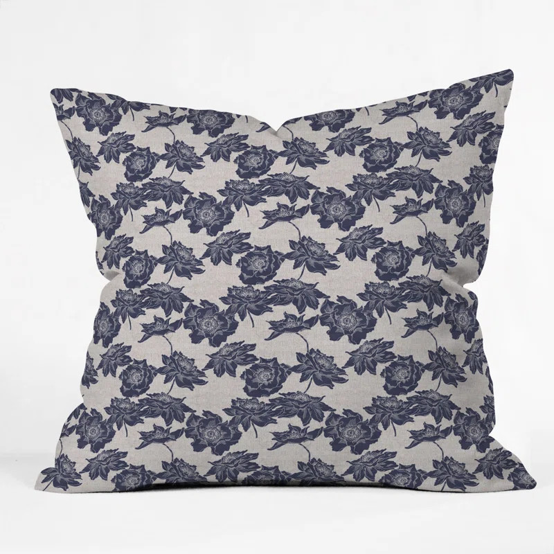 Floral Reversible Throw Pillow | Wayfair North America