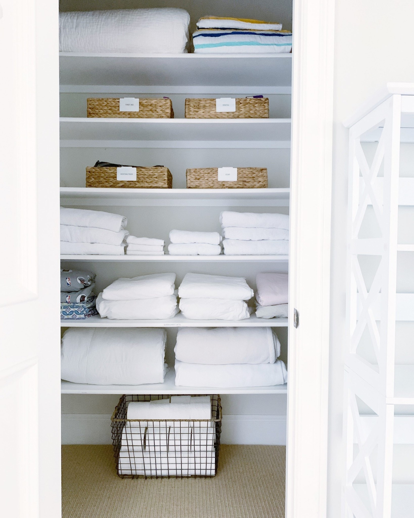 Spring Cleaning season is here! Not sure where to start? Try a small linen closet! 

#LTKHome #LTKSeasonal