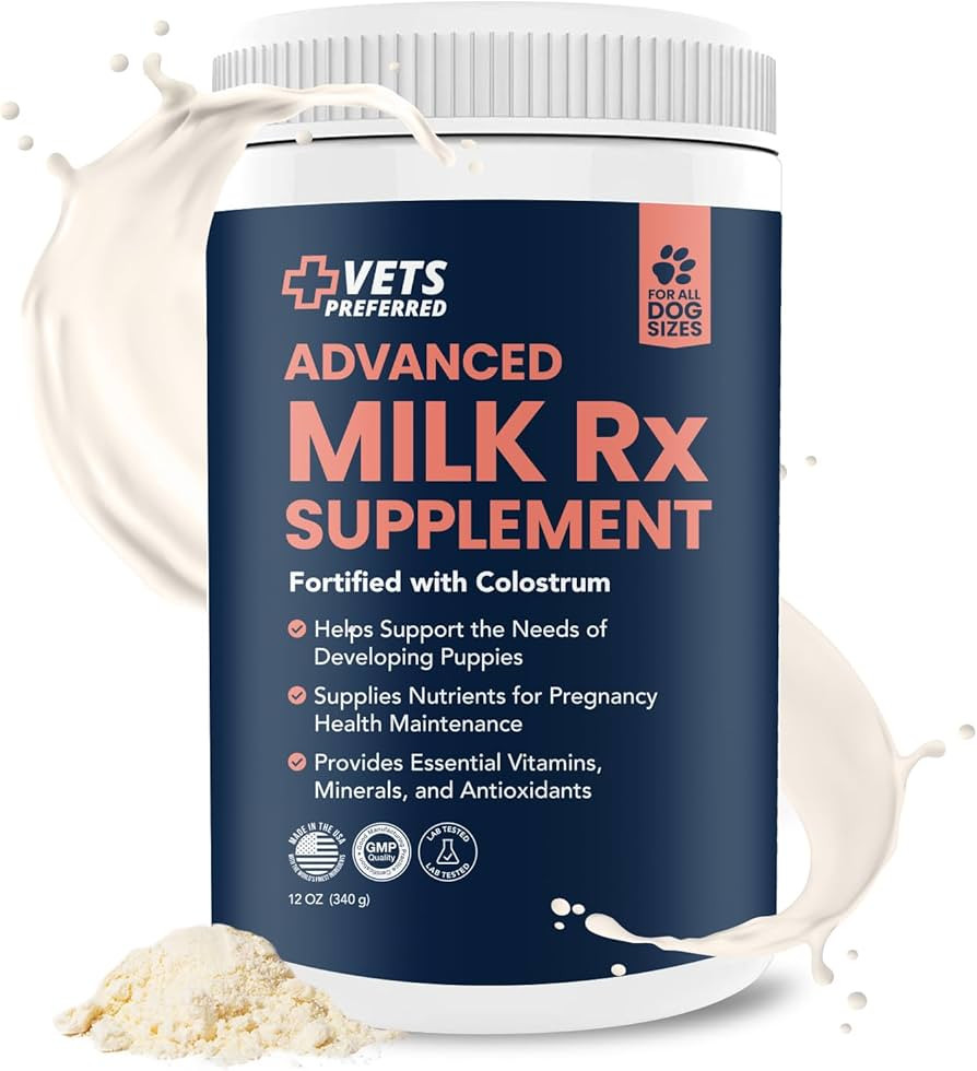 Vets Preferred Puppy Milk Replacement Formula - Dog Milk Replacer Powder Supplement for Pregnant,... | Amazon (US)