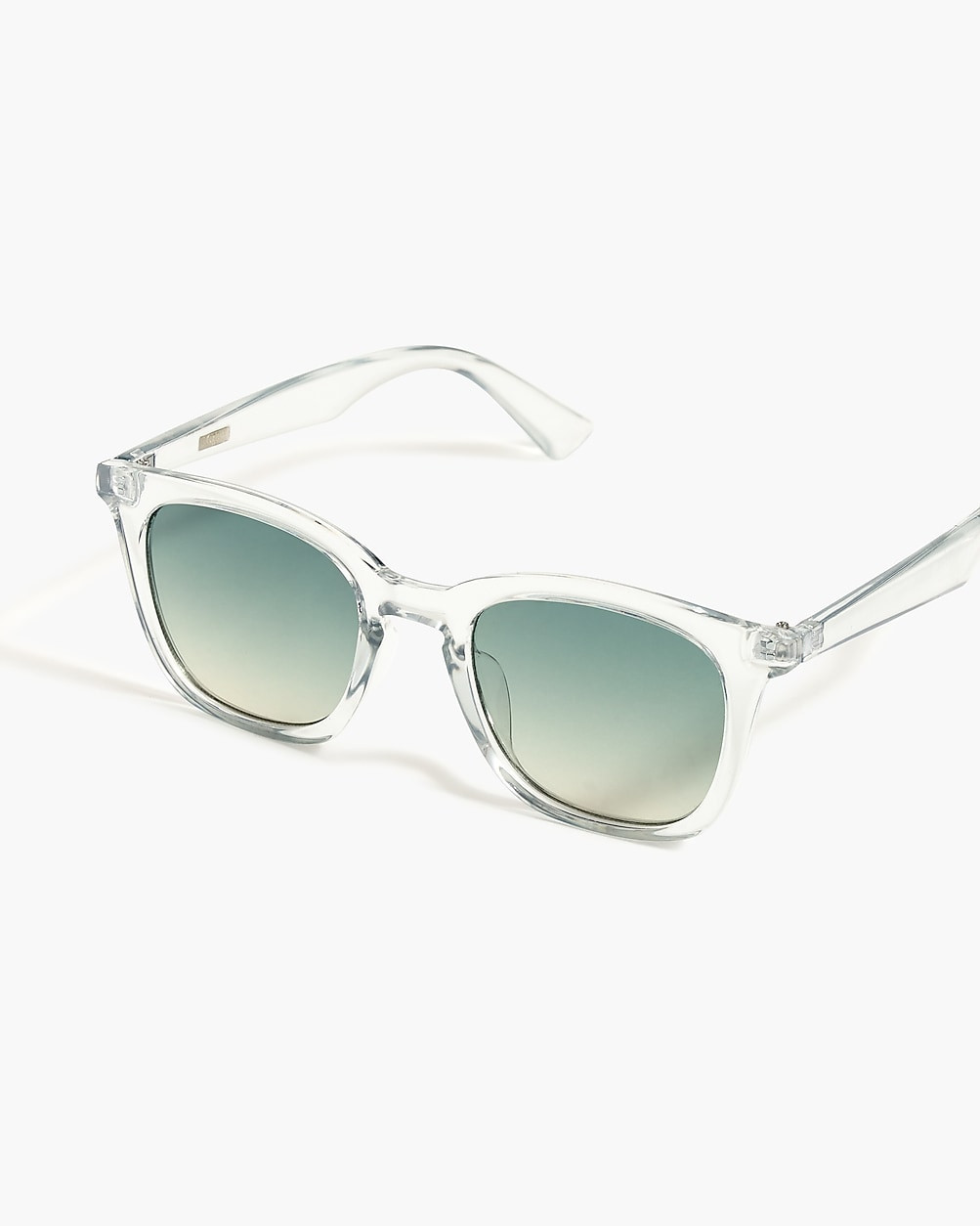 Clear square-frame sunglasses | J.Crew Factory