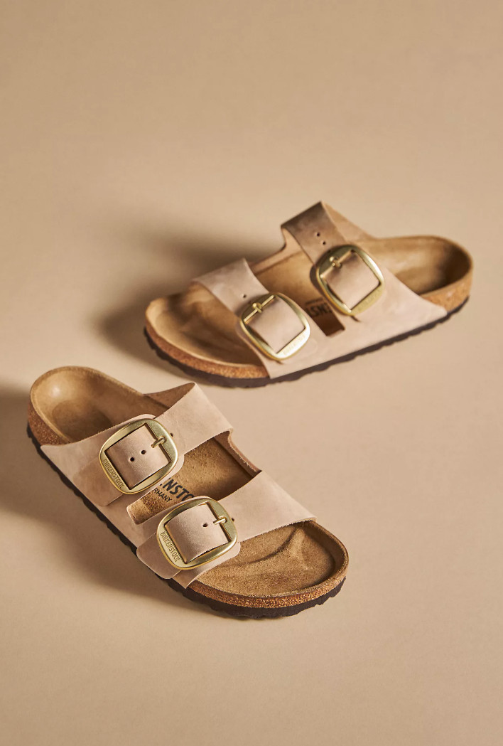 Step into comfort and style with the Arizona Big Buckle nubuck sandals from Birkenstock. Featuring a supportive footbed and bold buckle detail, these sandals are perfect for everyday wear, travel, and effortless summer outfits.

✨ Tap to shop these comfy-chic sandals & save for outfit inspo 

 #LTKgrwm #LTKootd #LTKselfcare