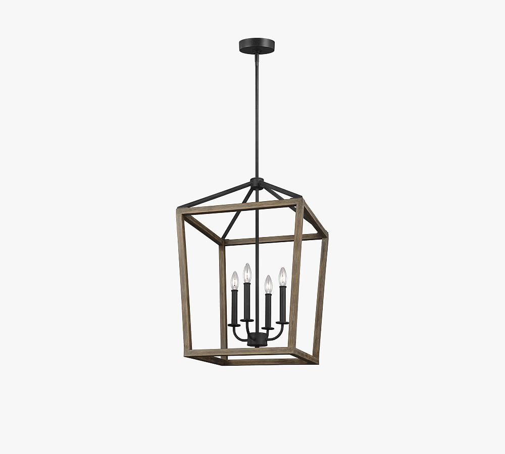 Buford Wood & Iron Chandelier | Pottery Barn (US)