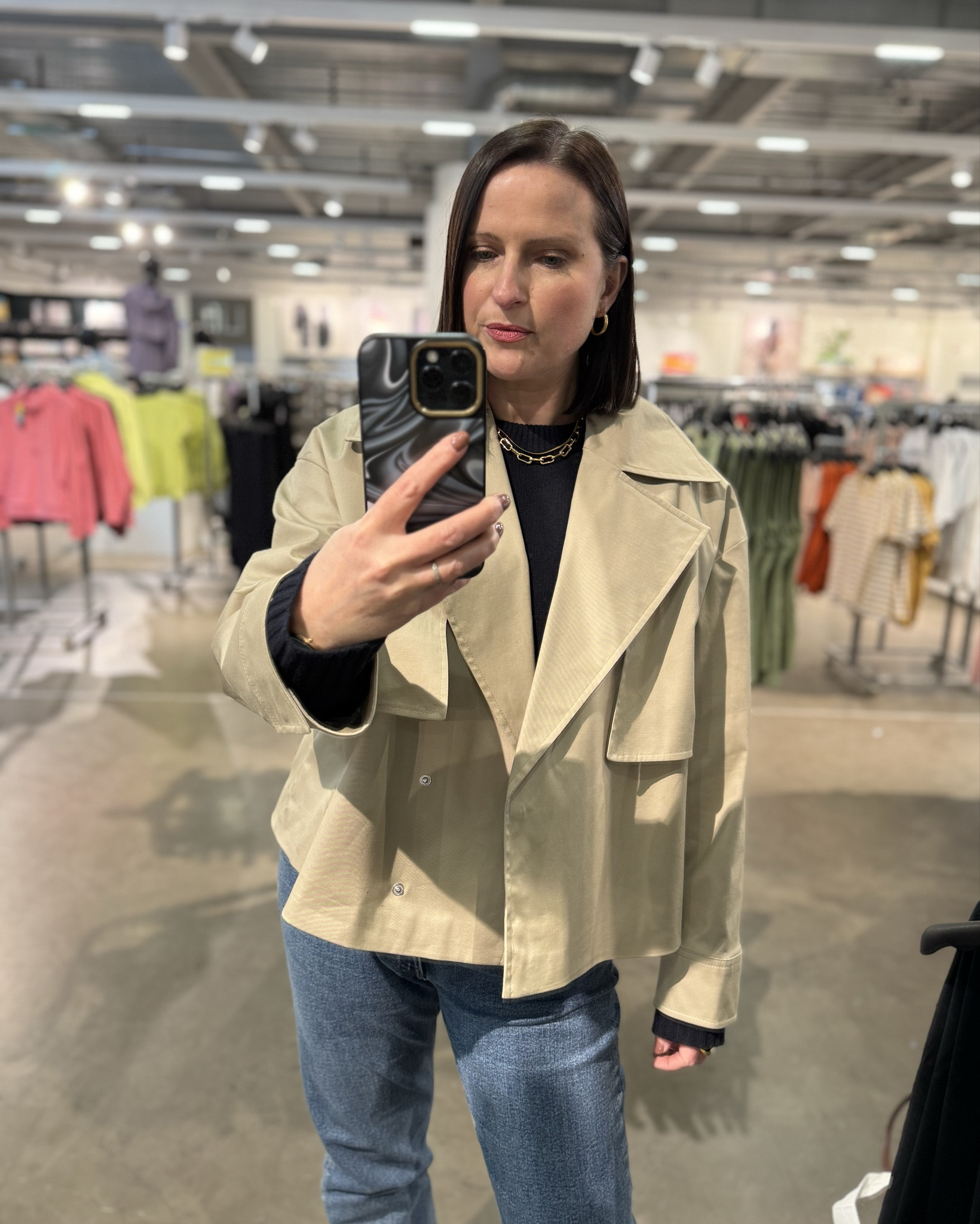 M&S Cotton Rich Short Trench Coat 

#LTKuk #LTKFashionMonth #LTKspring