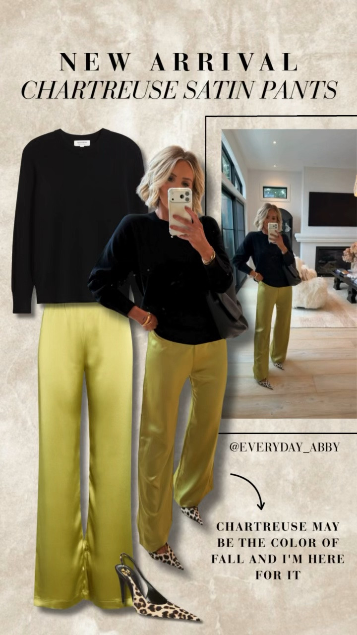 Must have pants of the season! Dress up or down.. perfect elevated pop to any outfit 🤌
