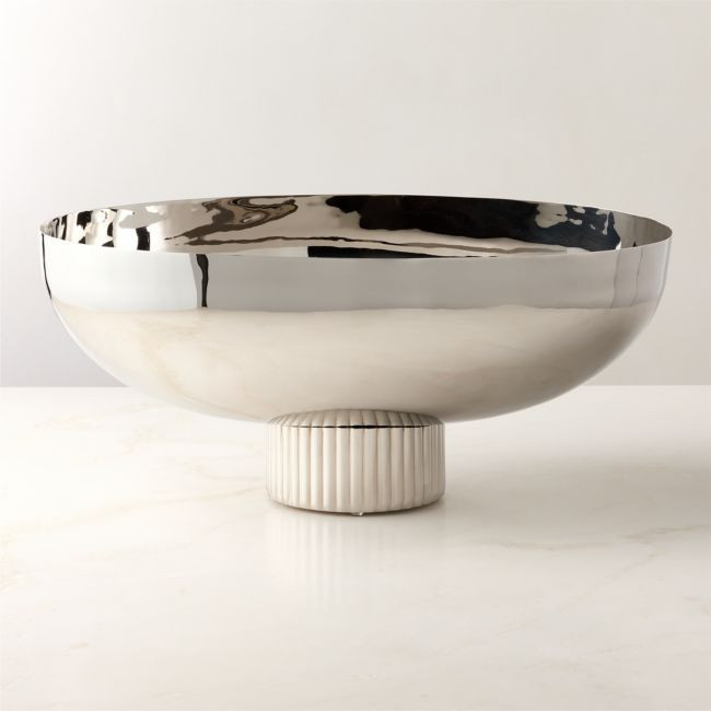 Silva Stainless Steel Oval Beverage Tub | CB2