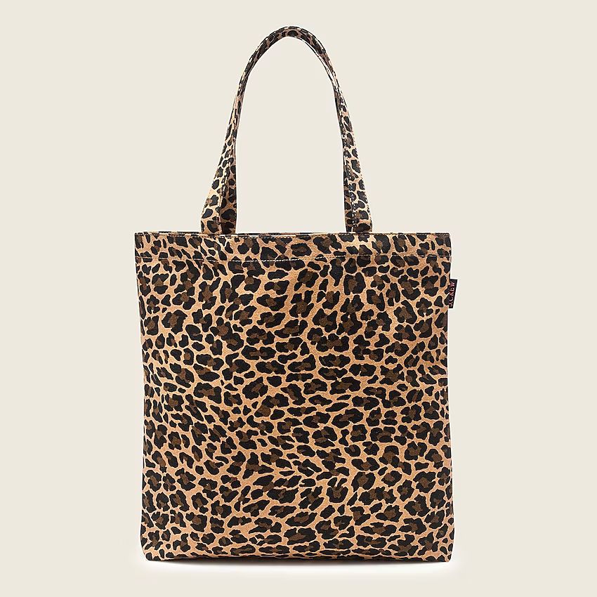 Reusable everyday tote in leopard | J.Crew US
