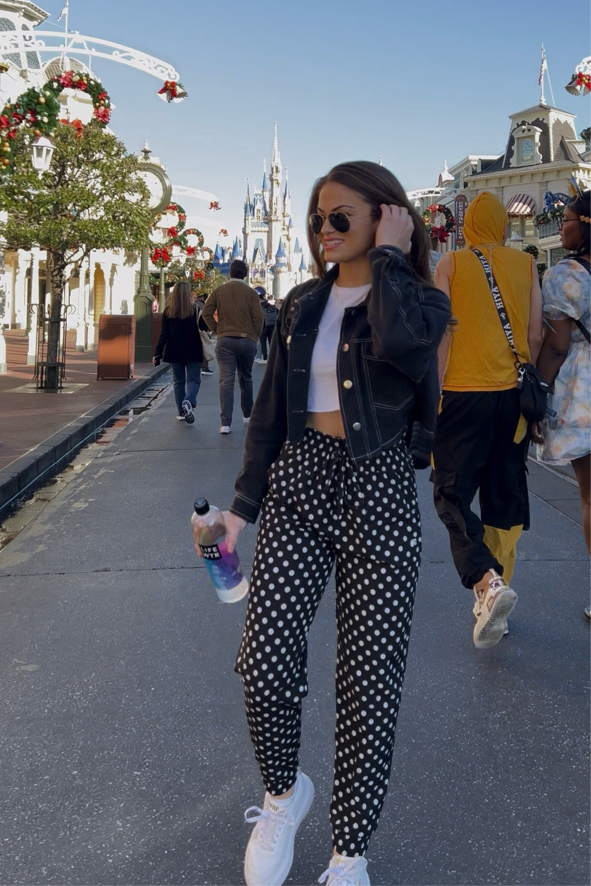 Disney fit check: polka dot pants from Albion Fit 

#LTKActive #LTKFitness #LTKStyleTip