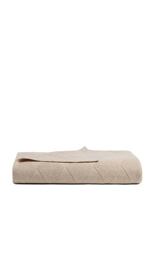 Parachute Basketweave Merino Throw in Beige. | Revolve Clothing (Global)