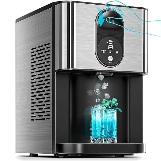 Nugget Ice Makers Countertop, Pebble Ice Maker Machine with Self-Cleaning, 45lbs/24H, Stainless S... | Amazon (US)
