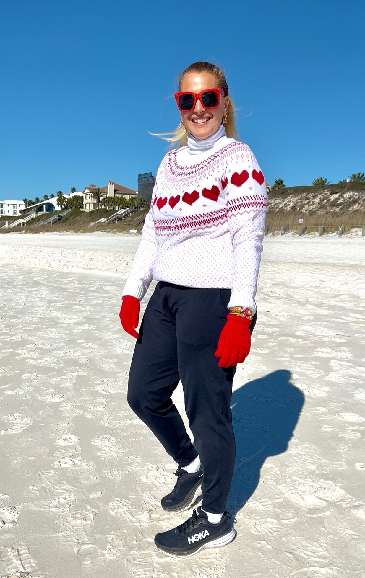 Valentine’s Day Casual Outfit 

Heart Sweater medium 
Joggers large
Hoka Sneakers size 9




#LTKSeasonal #LTKFindsUnder100 #LTKOver40 #LTKWorkwear #LTKActive #LTKSaleAlert #LTKFindsUnder50 #LTKGiftGuide #LTKHoliday #LTKMidsize #LTKTravel #LTKgrwm #LTKootd #LTKU

