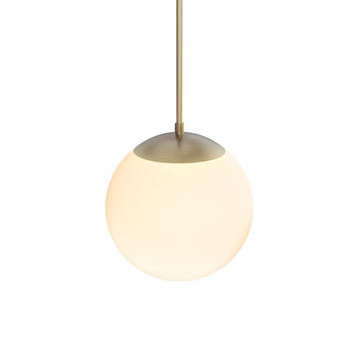 Castell 12" Globe Pendant, Matte Black | Lights.com