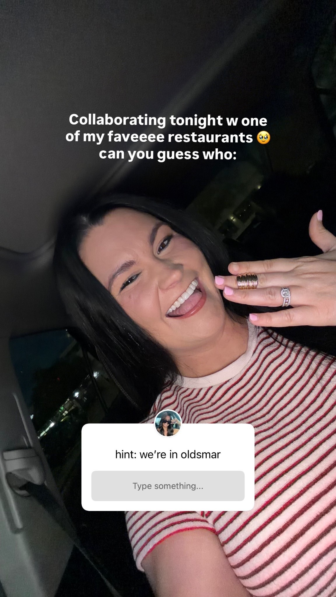 Collaborating tonight w one of my faveeee restaurants 🥹 can you guess who: