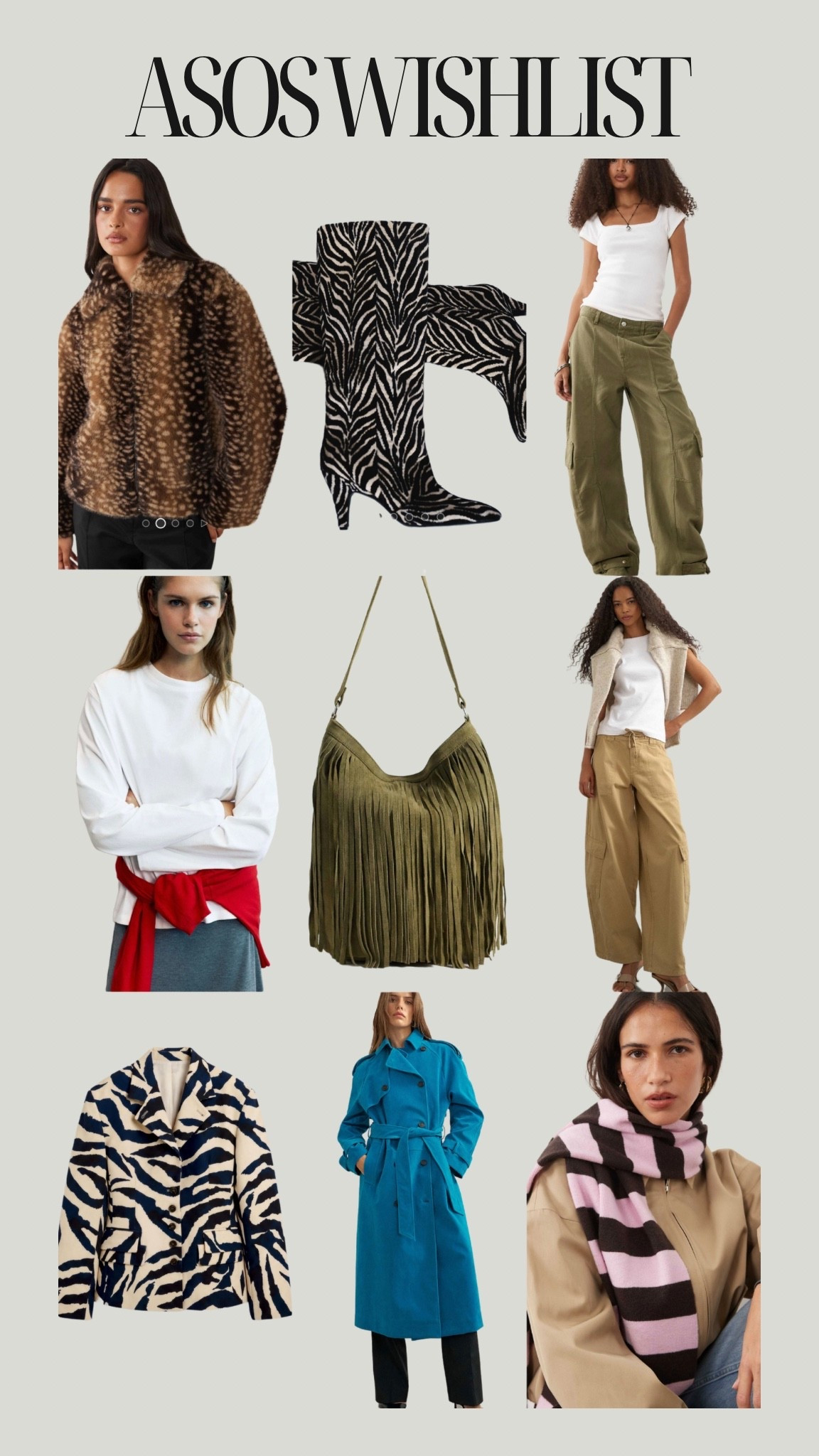 My fave asos new in bits this week ❤️👜 I’m loving reds, zebra print and suede so much

#LTKautumn #LTKuk #LTKeurope
