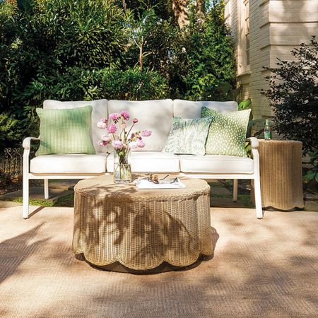 Home and outdoor coffee table for sun room ❤️ 

#LTKhome #LTKSpringSale #LTKstyletip