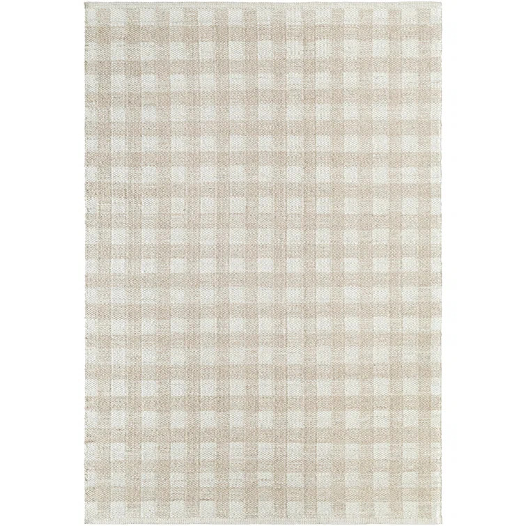 Lavande Plaid Wool Area Rug | Wayfair North America