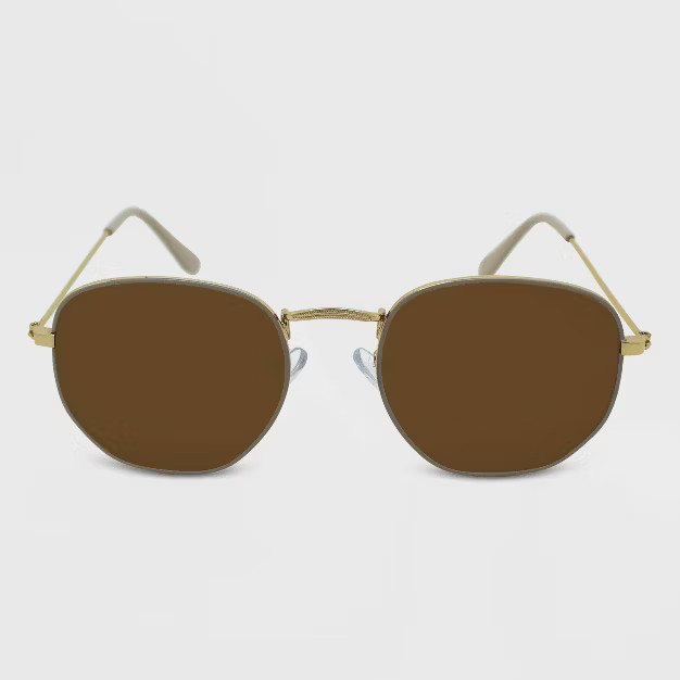 Women's Metal Geo Sunglasses - Wild Fable™ | Target