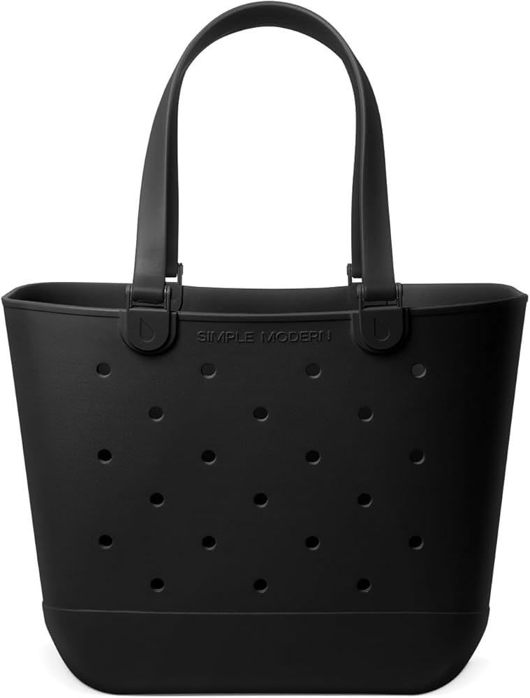 Simple Modern Extra-Large Beach Bag | Waterproof Getaway Rubber Tote with Zipper Pocket for Trave... | Amazon (US)