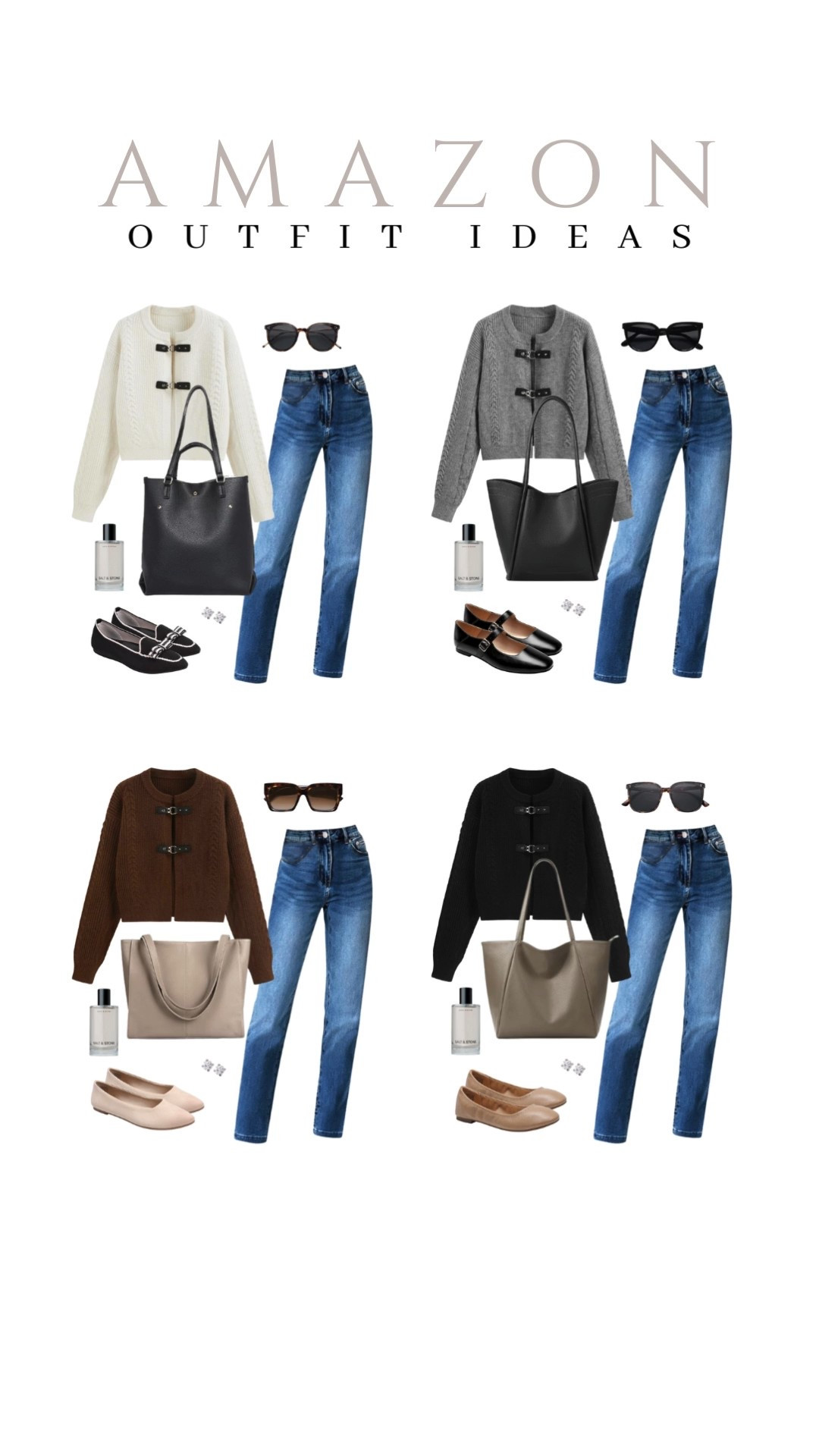 This trendy buckle cardigan from Amazon makes outfit styling so easy!
mary jane flats, loafer flats, functional bag, stud earrings set, beauty finds, affordable fashion, trendy look, viral products, casual outfit idea, fall to winter style, how to style, ways to style, fallto winter fashion, amazon fashion, affordable style

#LTKSeasonal #LTKFindsUnder50 #LTKU
