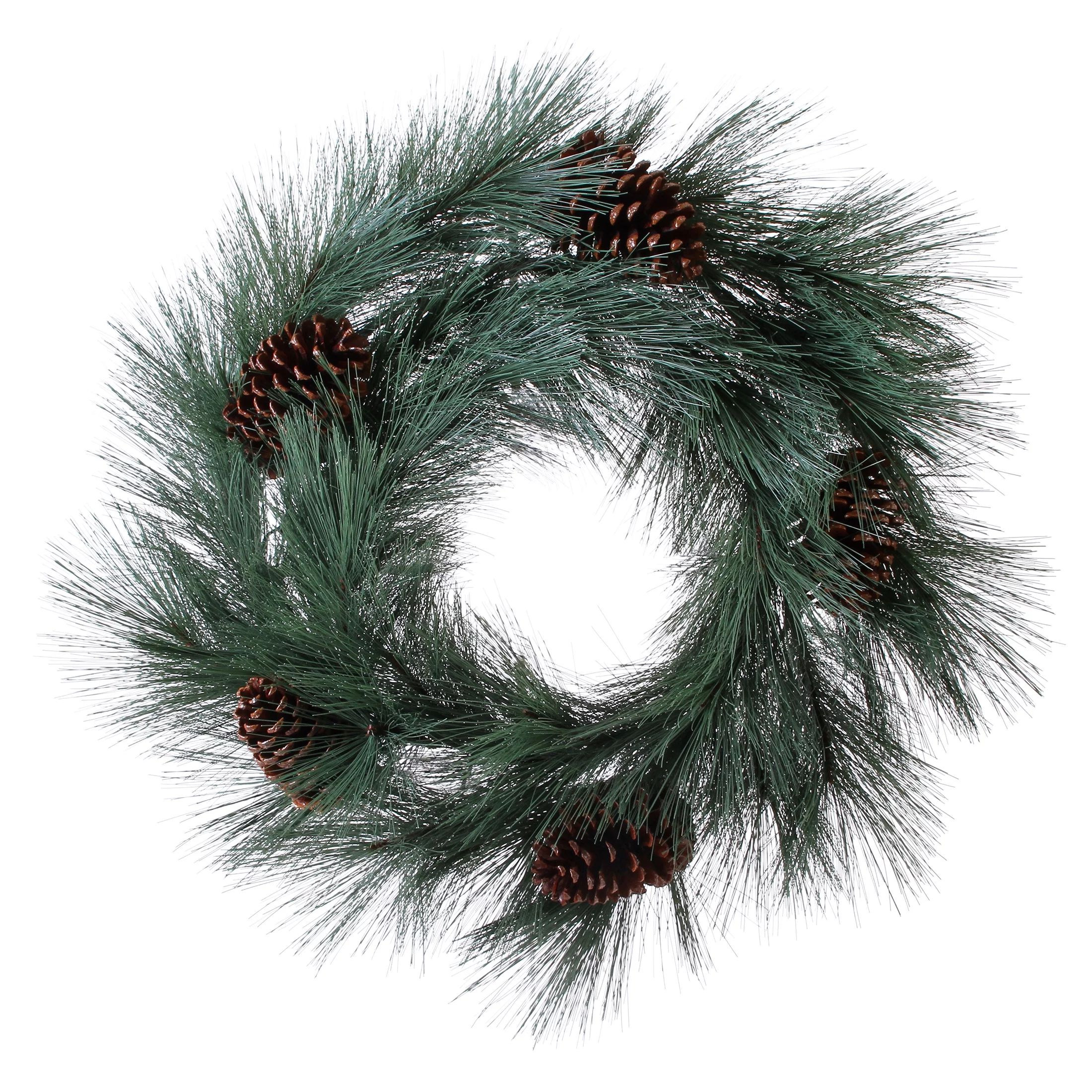 Mulberry Artificial Christmas Wreath, 24 in x 24 in, by Holiday Time | Walmart (US)