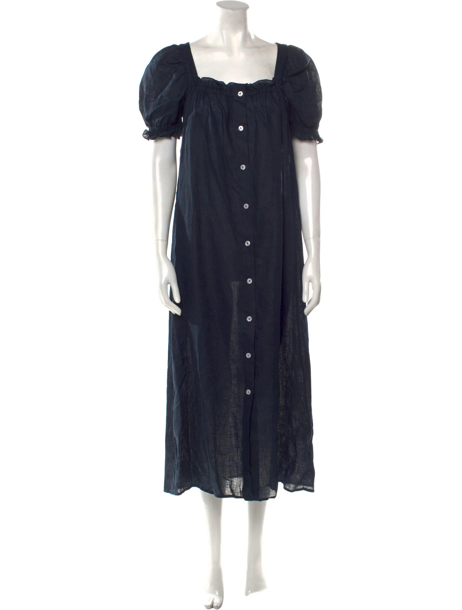 Square Neckline Long Dress | The RealReal