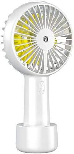 Misting Fan Portable, Otlonpe Desk Handheld Fan 3 Speeds Small Mister Rechargeable Fan with 2500m... | Amazon (US)