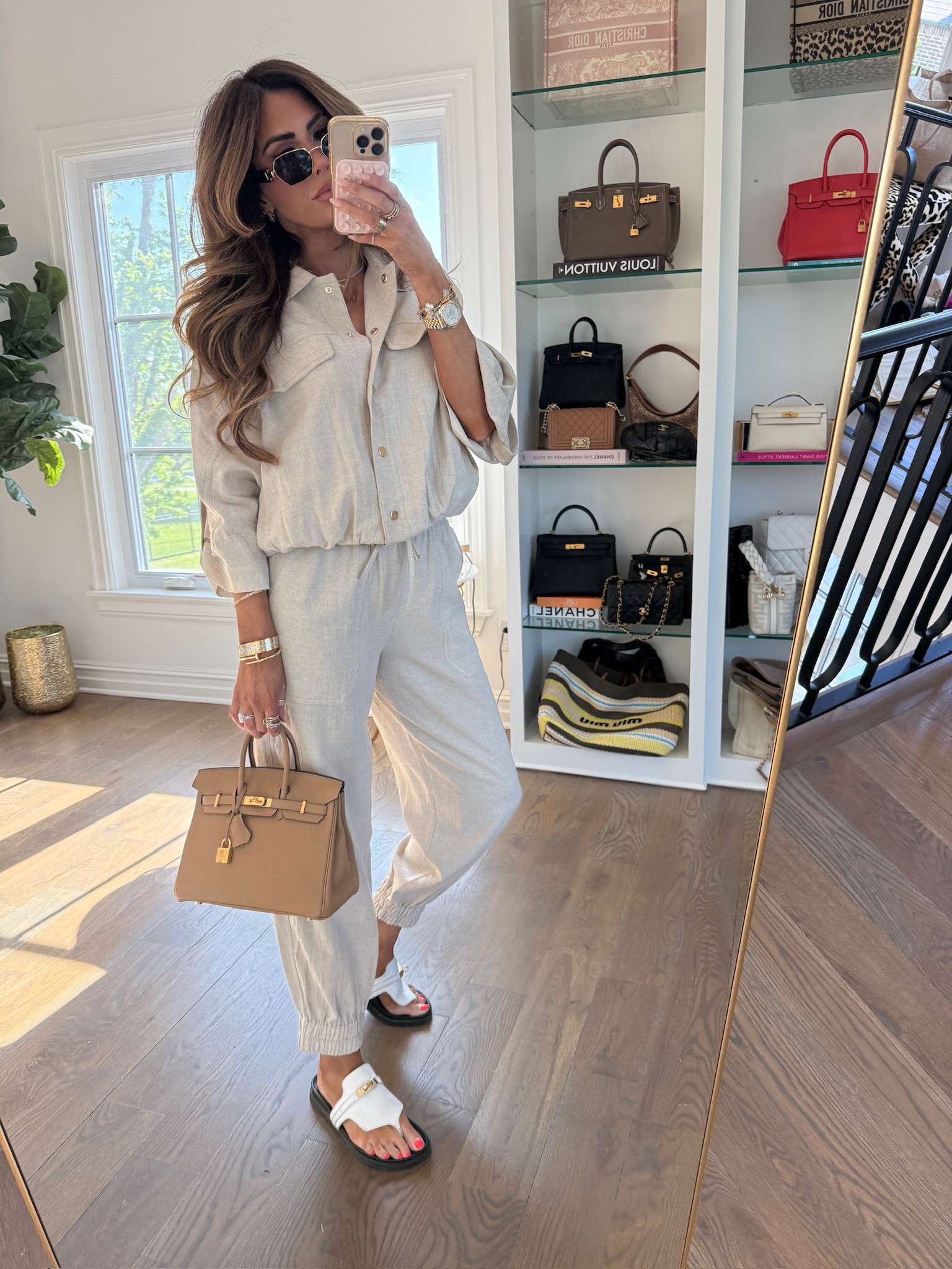I’m wearing an XS in entire outfit! 

Zara fashion, matching set, Hermes bag, Hermes shoes, women’s sunglasses, cute set, travel outfit, Emily Ann Gemma 

#LTKTravel #LTKShoeCrush #LTKStyleTip