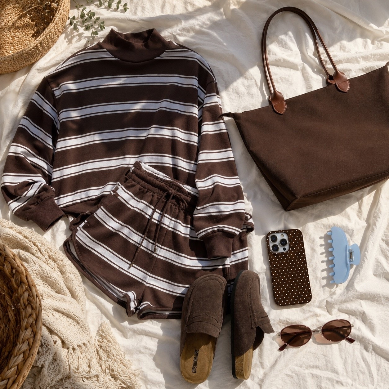 Amazon cozy season finds 🤎 This chocolate brown striped set is the perfect mix of comfy + put together for early fall. Add an oversized tote and cozy clogs for an easy mom uniform I’d wear on repeat. 🍂

#AmazonFashion #AmazonFinds #EarlyFallOutfit #MomStyle #FallOutfit #CozyStyle #LTKFinds #AmazonOutfit

#LTKSaleAlert #LTKSeasonal #LTKootd