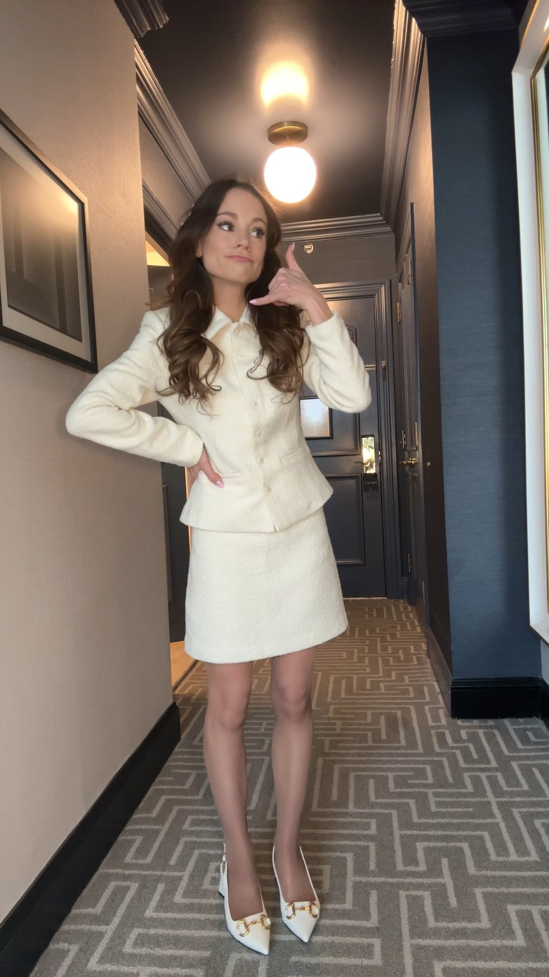 The perfect white pant suit - in size 0

Heels are SO COMFY. Size 7.5 for me (true to size) - it’s my new favorite go-to heel. They have them in black too!

#LTKtravel #LTKworkwear