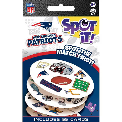 MasterPieces Officially Licensed NFL New England Patriots Spot It Game for Kids and Adults | Target