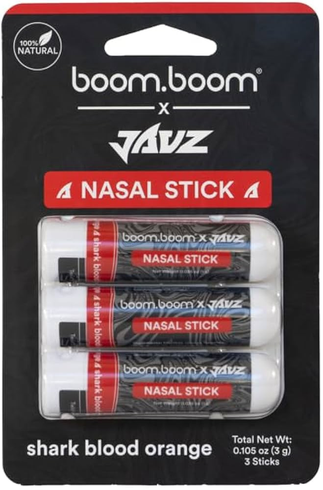 BoomBoom Nasal Stick (3 Pack) | Vapor Flow Technology | Better Breathing + Natural Focus | Cool R... | Amazon (US)