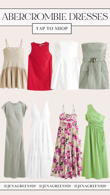 Abercrombie Dresses | Summer Dresses | Mini Dress | Midi Dress | Cutout Dress | Event Outfit 

#LTKFindsUnder100 #LTKWedding #LTKStyleTip
