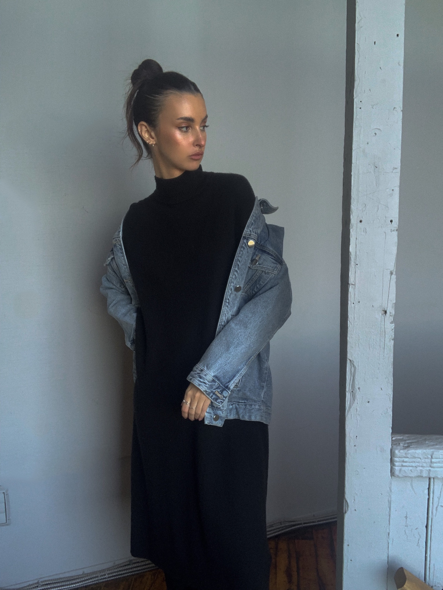 Denim are forever. Love pieces that can be worn a ton of different ways. A good denim jacket is key regardless of the season as an awesome layering piece. During the colder months I trade in my summer dresses for long sleeves wool knit sweater dresses to get the same look but in a weather appropriate manner.

#LTKstyletip #LTKSeasonal