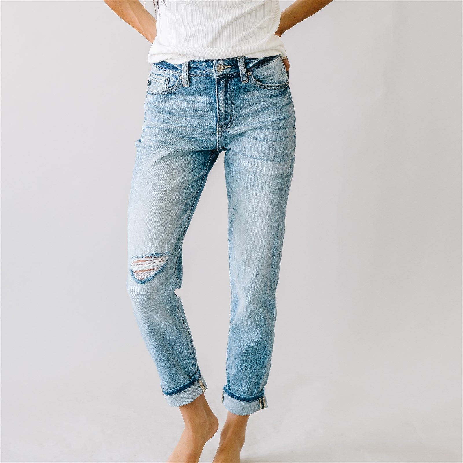 Straight Leg Kancan Jeans | Jane