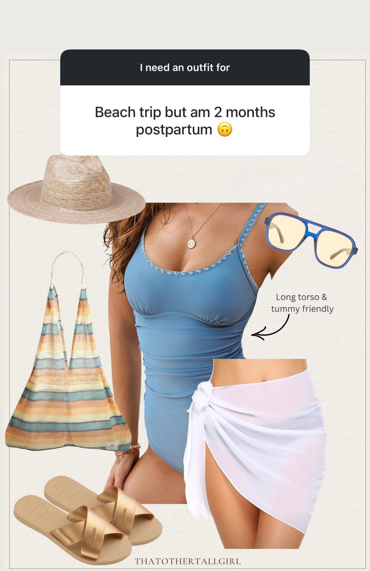 Postpartum/ long torso swimsuit, beach vacay 

#LTKMidsize #LTKSwim #LTKTravel