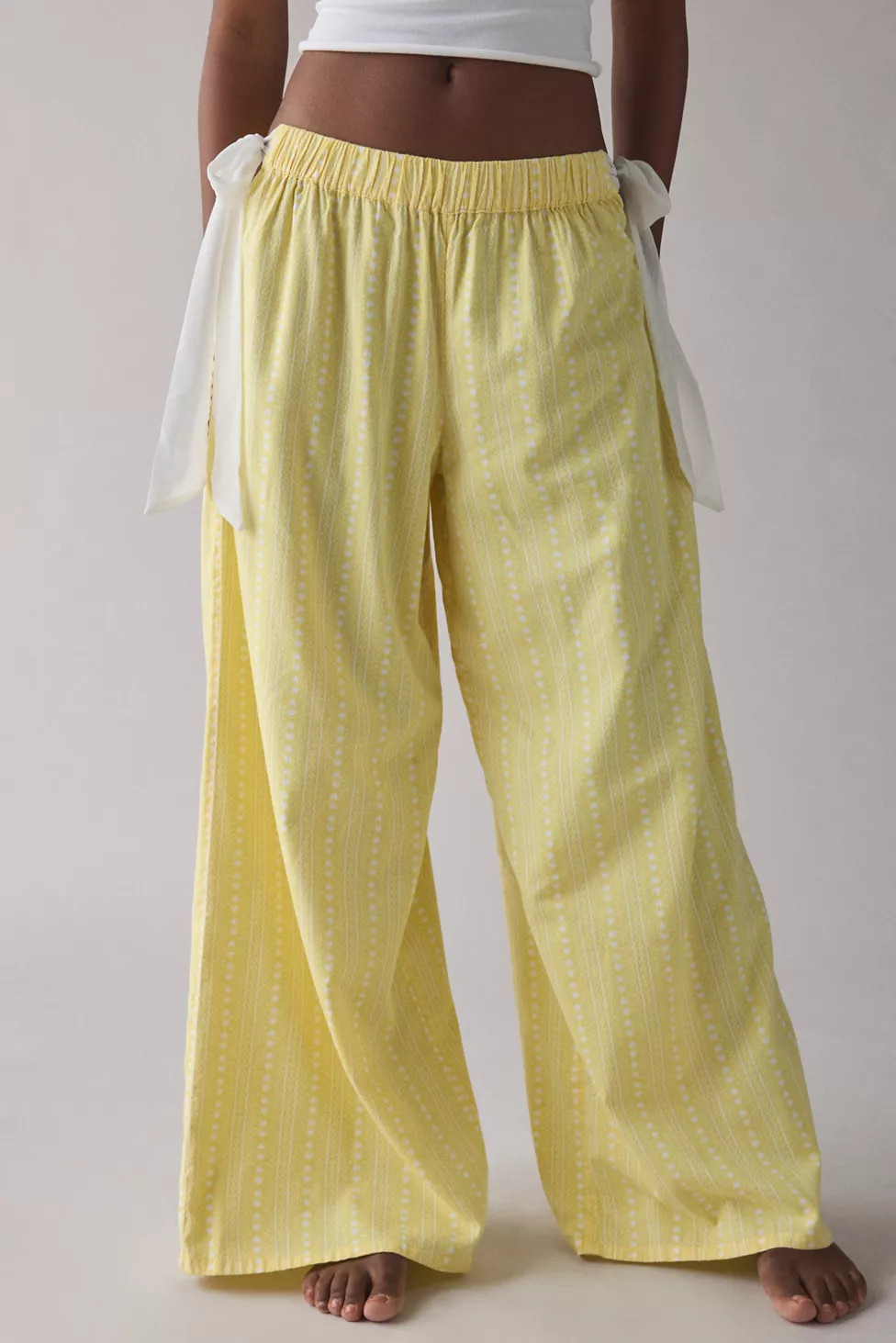 Out From Under Eat Your Heart Out Side-Tie Bow PJ Pants | Urban Outfitters (US and RoW)