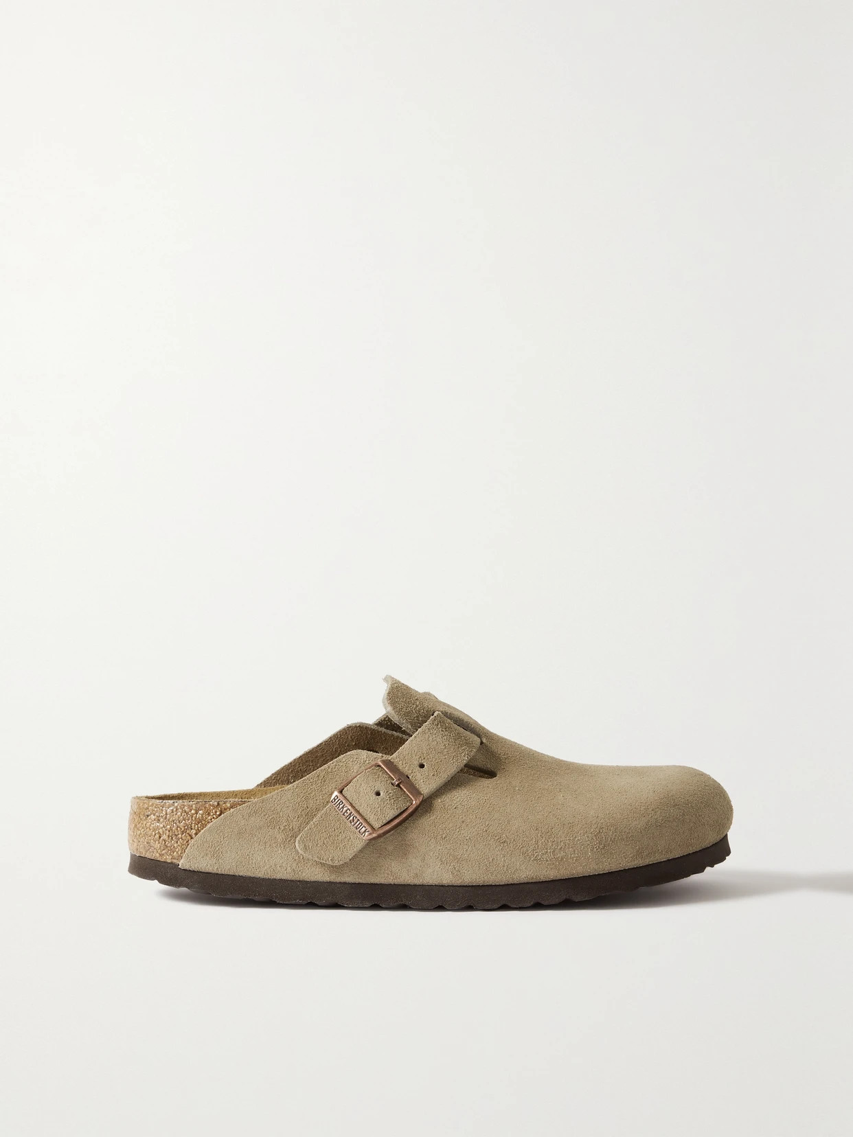 Birkenstock - Boston Suede Clogs - Brown | NET-A-PORTER (UK & EU)
