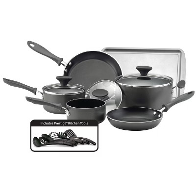 Farberware Reliance 15pc Aluminum Nonstick Cookware Set with Prestige Tools | Target