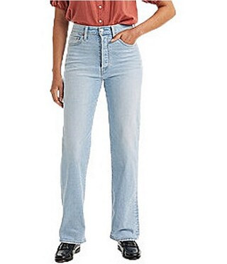 Levi's® Ribcage Super High Rise Straight Leg Jeans | Dillard's | Dillard's