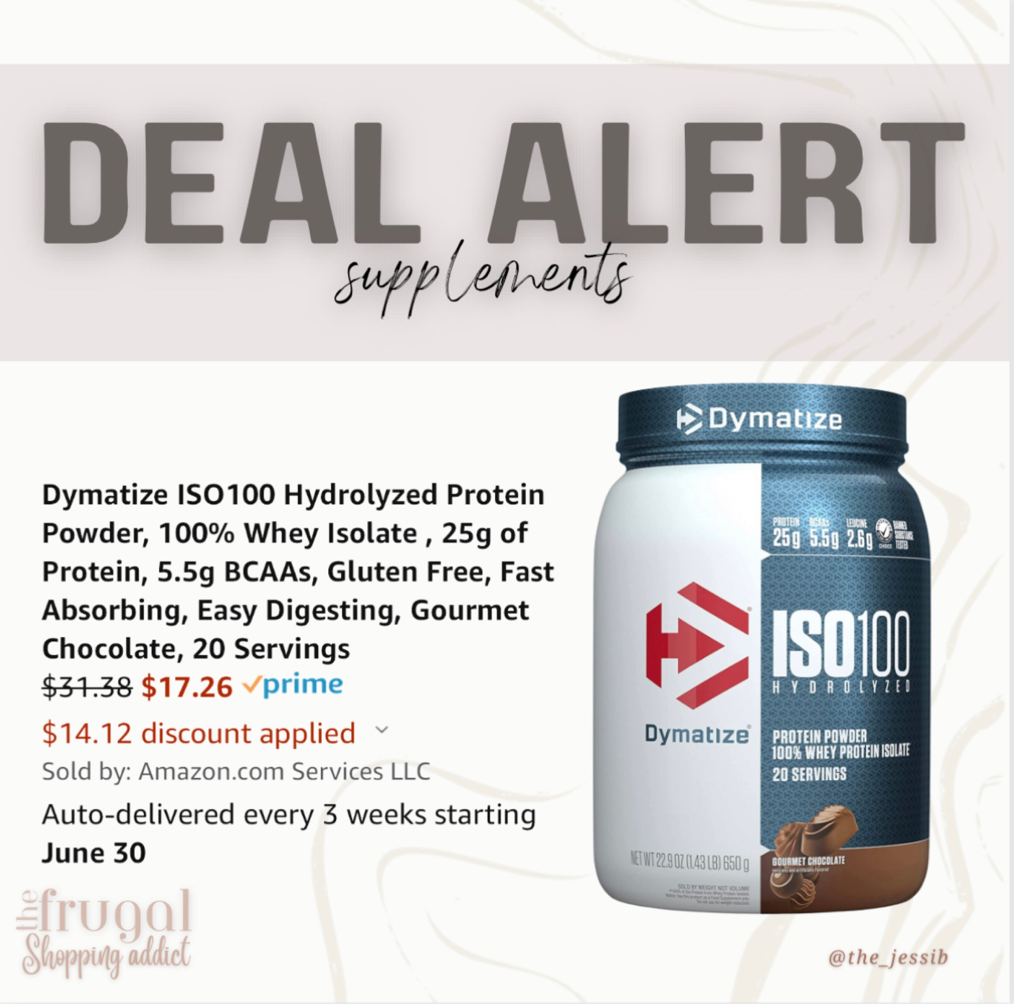 Amazon subscribe and save for the win! Now I get to save money on my protein and I will never run out again | #gymgirliehack 

#LTKsalealert