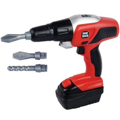 Red Box: Tool Tech: Toy Power Drill - Lights & Sounds, 3 Interchangeable Bits | Target