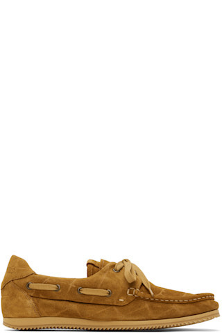 JACQUEMUS - Tan La Croisière 'The Batto' Loafers | SSENSE