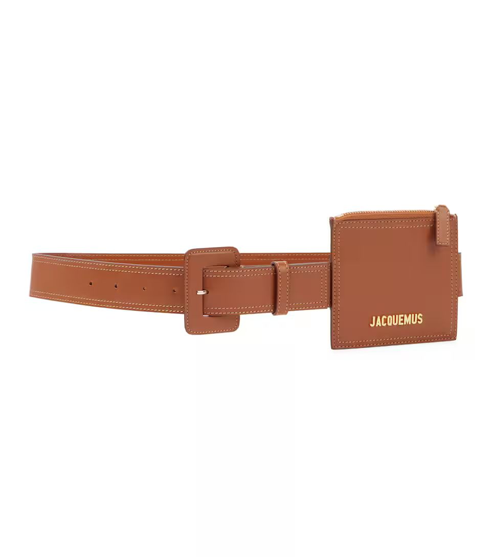 Leather belt with pouch | Mytheresa (INTL)